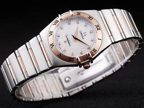 omega constellation ladies replica|omega watch logo bold.